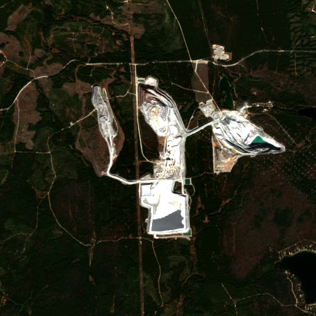 Satellite view: North American Lithium