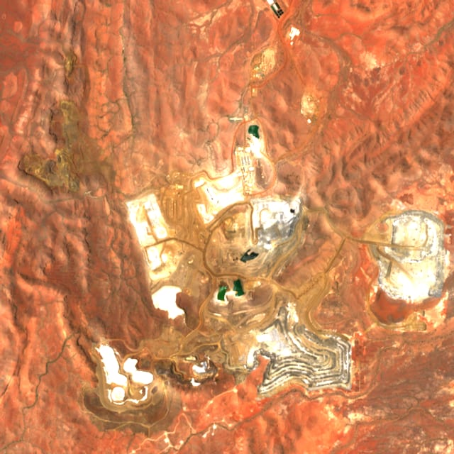 Satellite view: Wodgina
